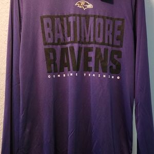 NEW W/ TAGS, Baltimore Ravens Purple Long Sleeve Shirt